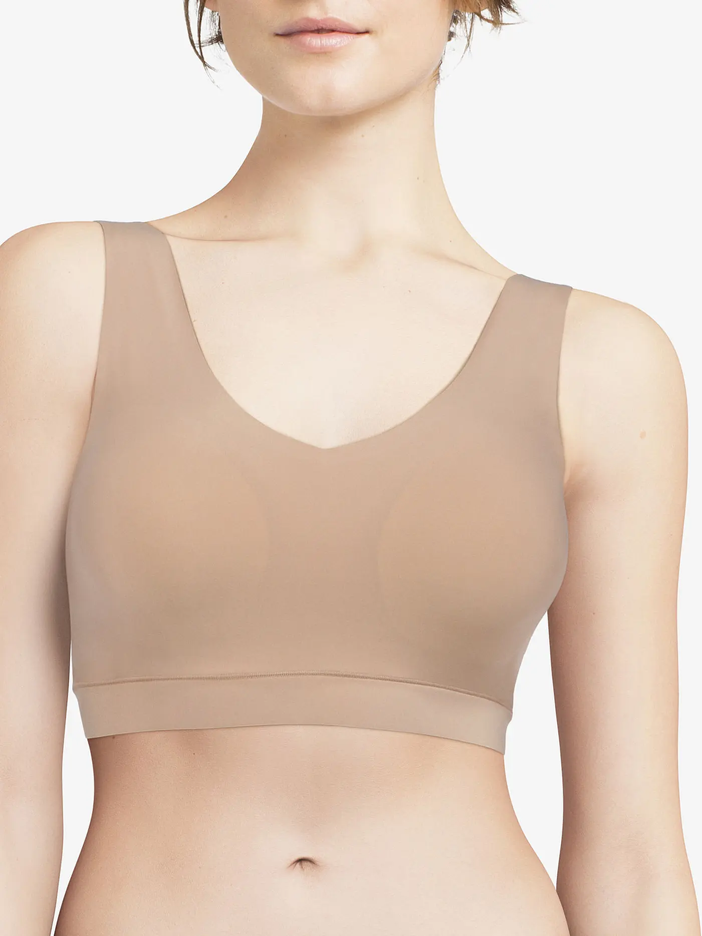 CHANTELLE | Bustier SOFTSTRETCH dark grey | beige